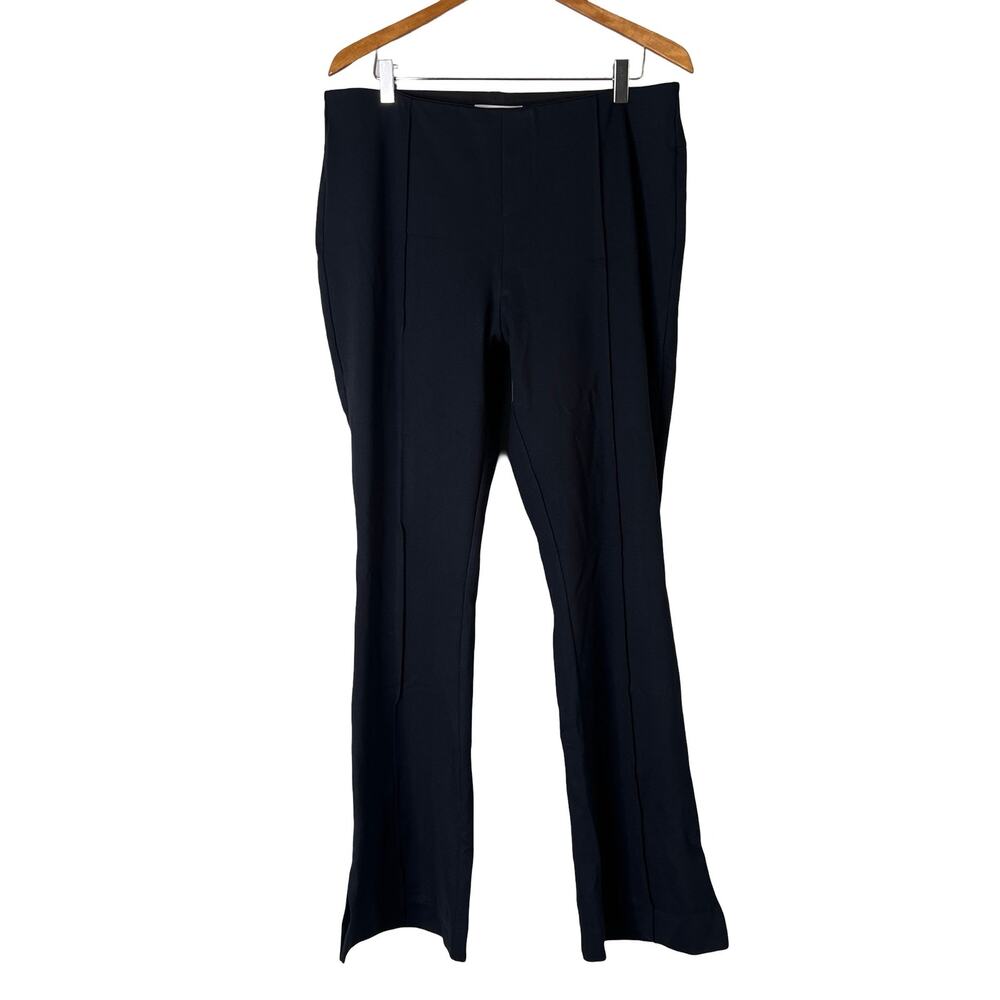 A628274 PEACE LOVE WORLD Regular Ponte Split Hem Pants Black L